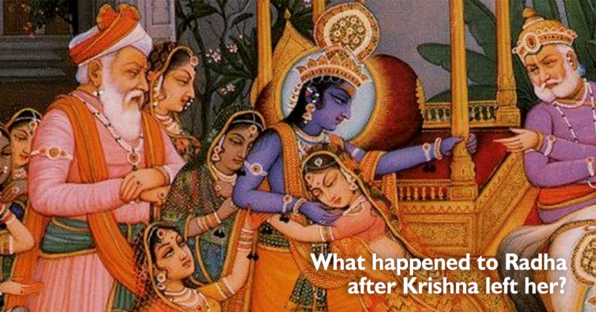 RADHA’S SEPARATION FROM KRISHNA: THE LESSER KNOWN STORY